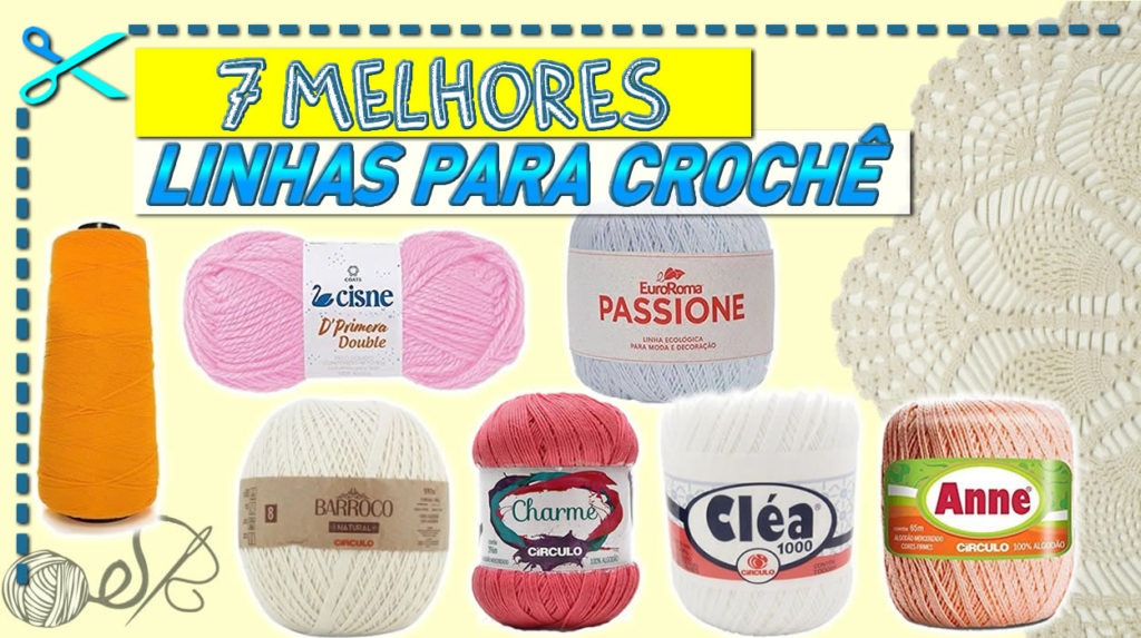 7 Melhores Linhas de Crochê Cupom Mestre