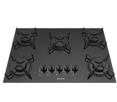 5 - Cooktop 5 Bocas a Gas ATLAS Agile 5Q