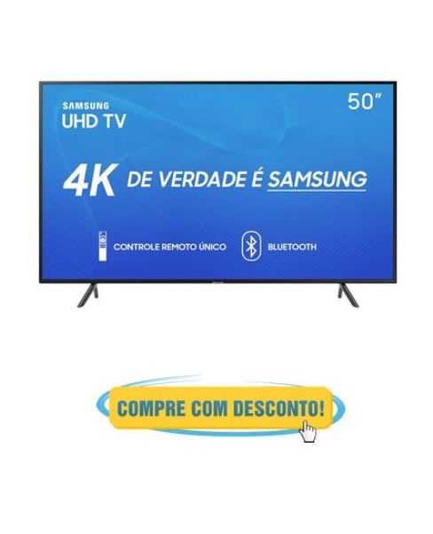 Smart TV LED 50 Samsung Cupom Mestre