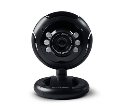 Webcam Multilaser Nightvision WC045 Melhores Webcams