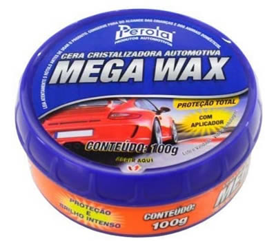 2 - Cera Automotiva Cristalizadora Mega Wax
