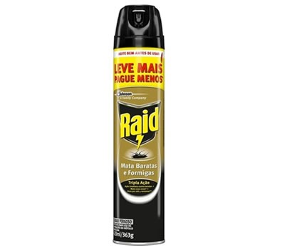 2 - Inseticida Aerossol Mata Baratas e Formigas RAID