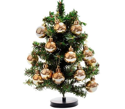 4 - Árvore de Natal de Mesa com Bolas para Decorar ORB CHRISTMAS