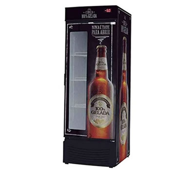 2 - Cervejeira Vertical com Porta de Vidro FRICON VCFC 284 V