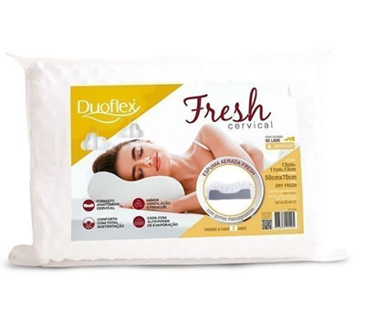 9 - Travesseiro Fresh Cervical DUOFLEX