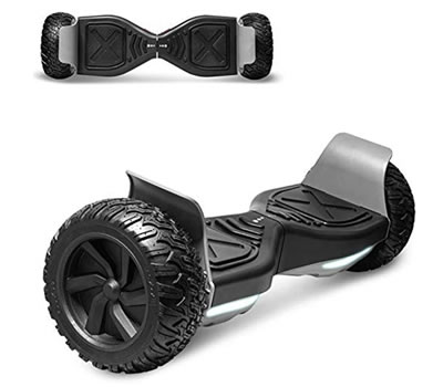 6 - Hoverboard Preto Off-Road LONGTIME USA