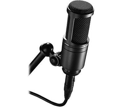 2 - Microfone Profissional AT2020 AUDIO TECHNICA