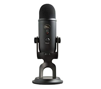 4 - Microfone Profissional Condensador Yeti BLUE