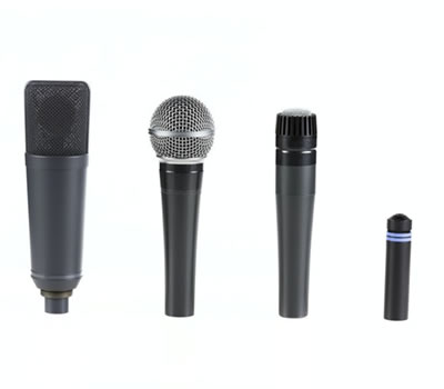 Formato dos Microfones Profissionais 