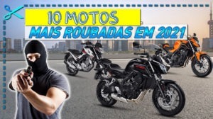 Motos Mais Roubadas em 2021