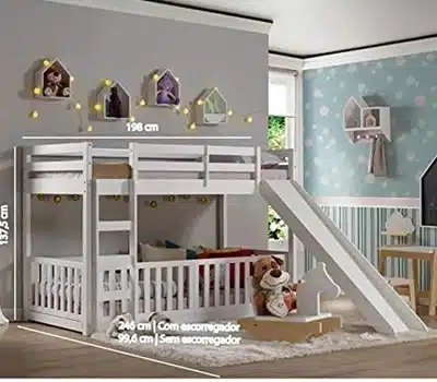 1 - Beliche Infantil Montessoriana com Escorregador CASATEMA