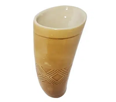 3 - Cuia para Tereré em Forma de Chifre ZANLINE