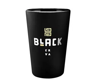 4 - Kit Cuia e Bomba Pretas para Tereré BLACK ERVA