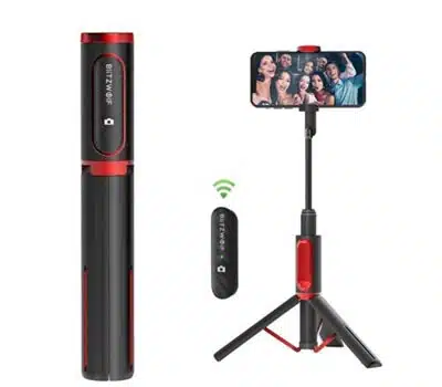 2 - Pau de Selfie e Tripé BLITZWOLF BW BS10