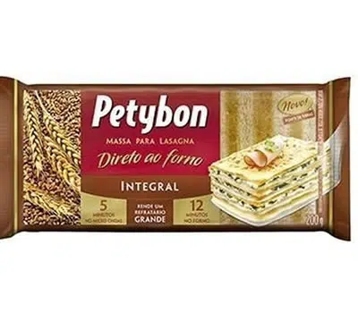 1 - Massa de Lasanha Integral PETYBON