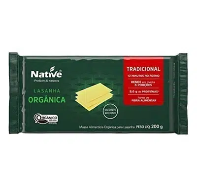 2 - Massa de Lasanha Orgânica NATIVE