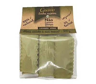 4 - Massa de Lasanha Caseira Verde CASARÃO