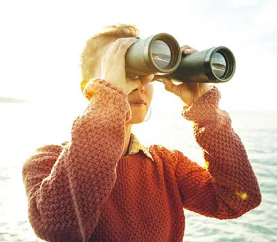 Campo de Visão dos Binóculos