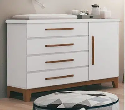 2 - Cômoda para Bebê WOOD PLANET BABY