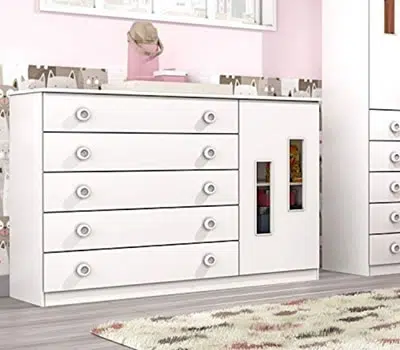 3 - Cômoda para Bebê Evolution TILILIN MÓVEIS INFANTIS