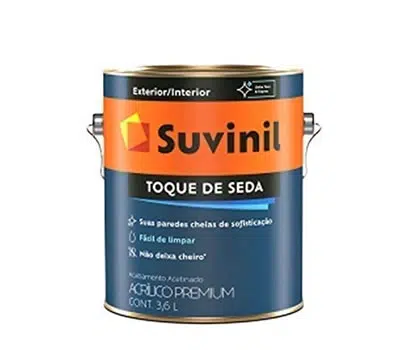 8 - Tinta Acrílica para Parede Toque de Seda SUVINIL
