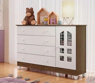 Cômodas para Bebês com Portas
