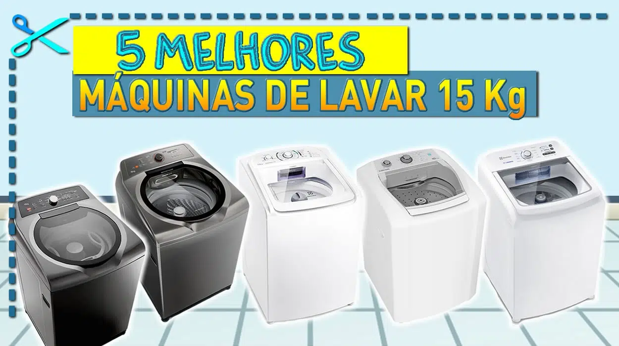 Melhores Máquinas de Lavar 15Kg