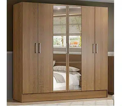 1 - Guarda-Roupa de Casal 6 Portas Vip Plus MADESA