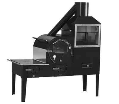3 - Churrasqueira com Forno de Pizza e Fogão Acoplado PINHAL