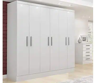 7 - Guarda-Roupa de Casal 6 Portas Paris SIENA MÓVEIS