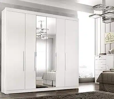 8 - Guarda-Roupa de Casal com 6 Portas Valencia QUARTA DIVISÃO MÓVEIS