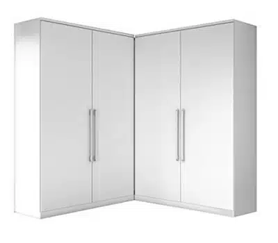 9 - Guarda-Roupa de Casal de Canto Viena MÓVEIS EUROPA