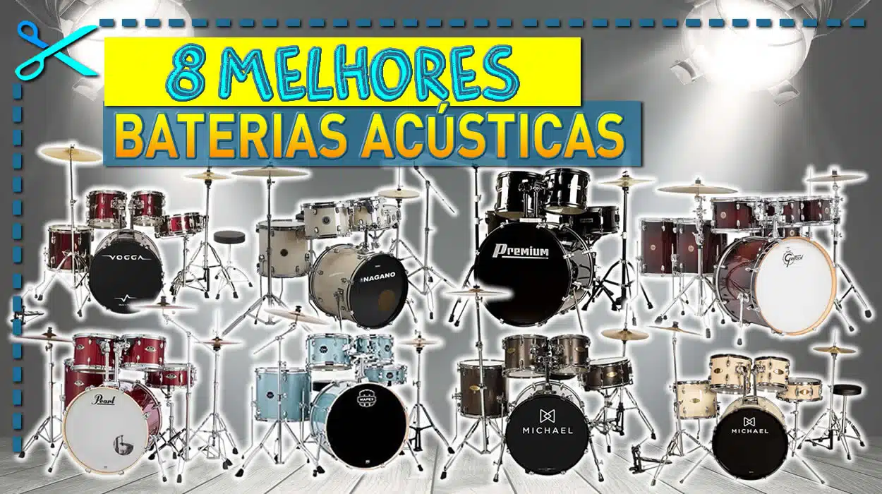 Melhores Baterias Acústicas