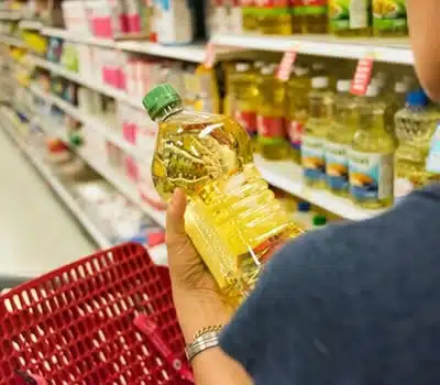 Volume da Embalagem dos Óleos Orgânicos