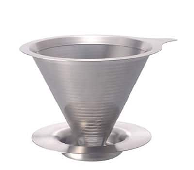 4 - Coador de Café Inox Malha Dupla HARIO