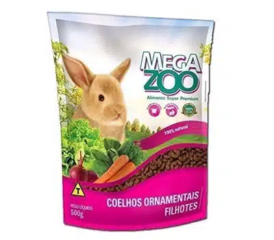 7 - Ração para Coelhos Ornamentais MEGAZOO