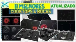 Melhores Cooktops 4 Bocas