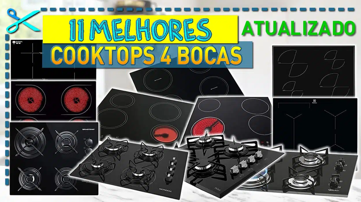 Melhores Cooktops 4 Bocas