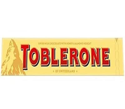 4 - Chocolate Toblerone ao Leite TOBLERONE