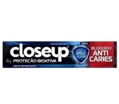 8 - Creme Dental CLOSEUP Proteção Bioativa Bloqueio Anticáries