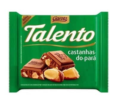 9 - Chocolate Talento Castanha do Pará GAROTO