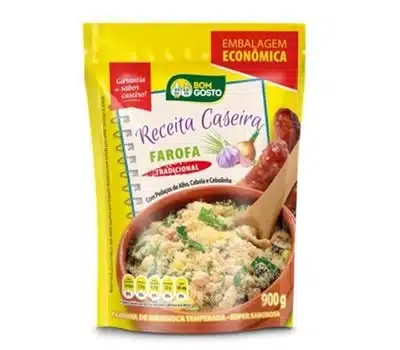 9 - Farofa Caseira Tradicional BOM GOSTO