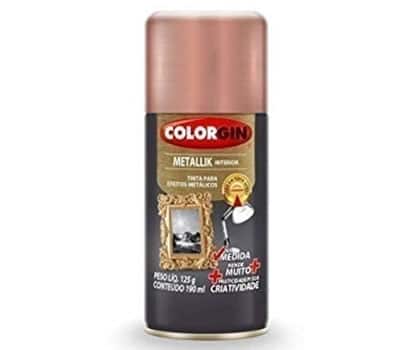 2 - Tinta Spray Metallik COLORGIN