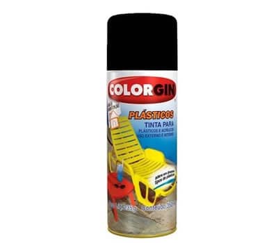 6 - Tinta Spray Plásticos COLORGIN