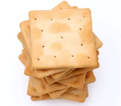 Calorias dos Biscoitos Cream Cracker