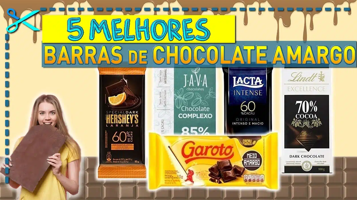 Melhores Barras de Chocolate Amargo