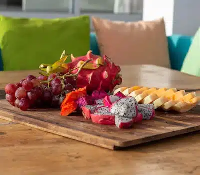 Salada de frutas com pitaia