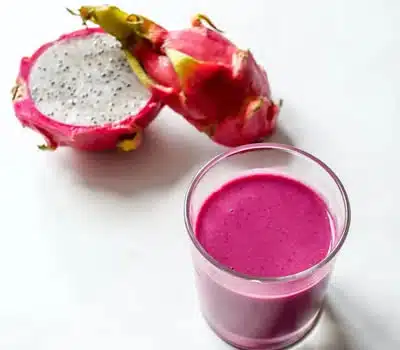 Smoothie de pitaia e banana