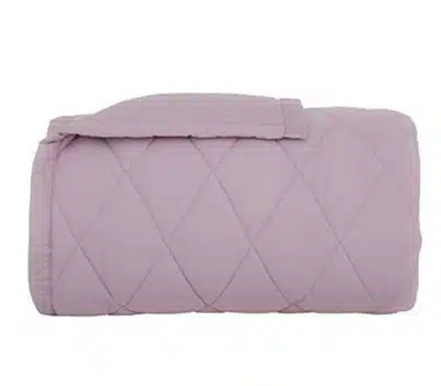 1 - Edredom de Casal BUDDEMEYER Percal 180 Fios Penteado Branco