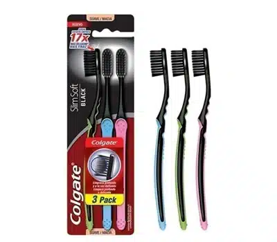 1 - Escova de Dente COLGATE Slim Soft Black